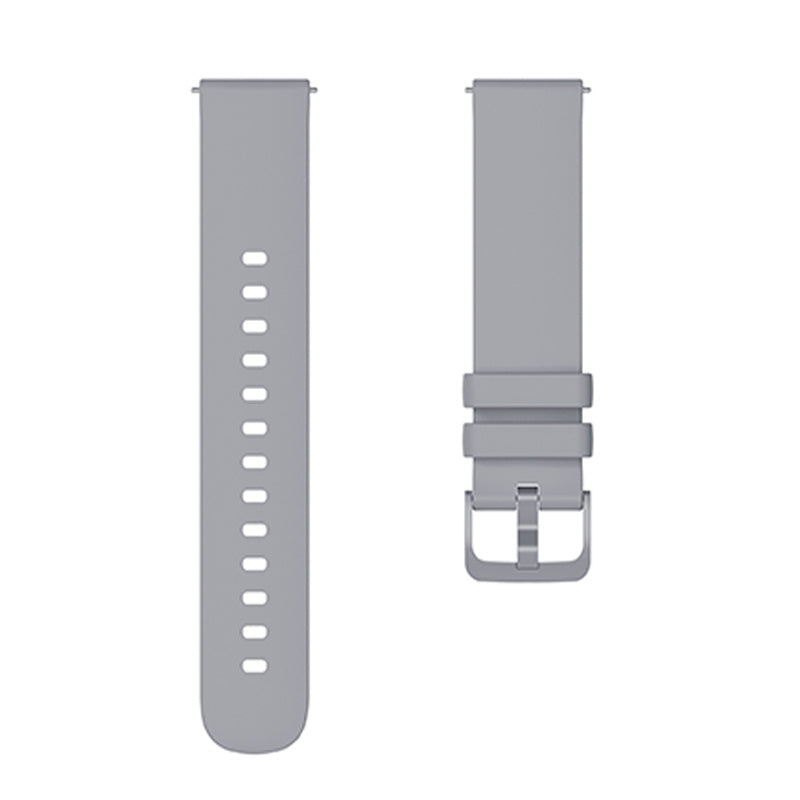 Universal 22mm Silicone Replacement Wrist Band Solid Color Adjustable Watch Strap with Same Color Buckle Universal 22mm Silicone Replacement Wrist Band Solid Color Adjustable Watch Strap with Same Color Buckle